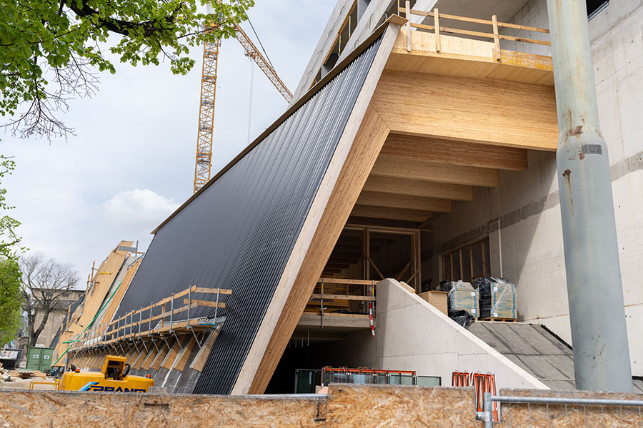 Klinik Ottakring: Rohbau Neubau Verwaltung