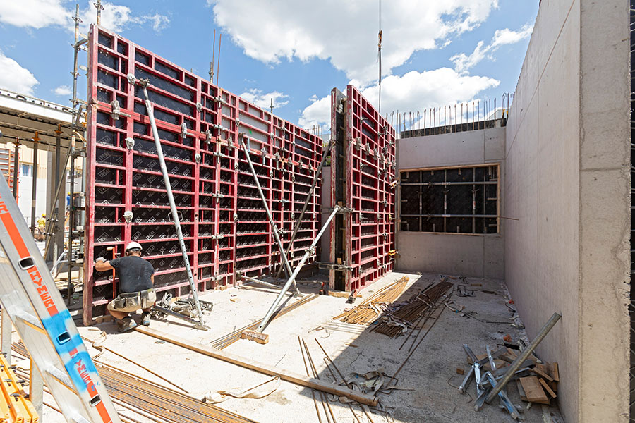 Klinik Donaustadt: Baustelle Neubau ZNA