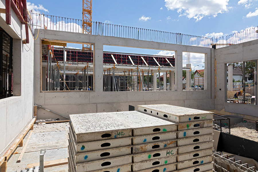 Klinik Donaustadt: Baustelle Neubau ZNA