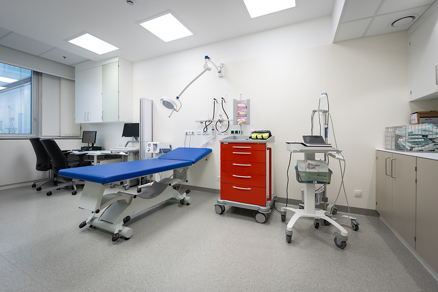 Klinik Landstraße: Stationssanierungen Untersuchungszimmer