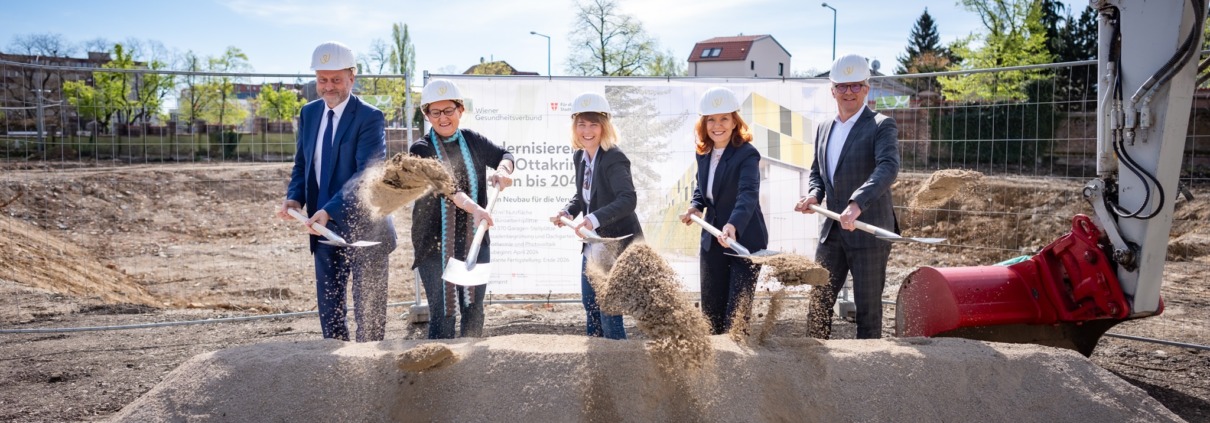 Spatenstich Verwaltungsgebäude Klinik Ottakring