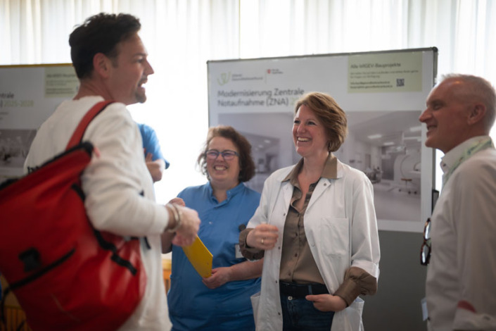 Mitarbeiterveranstaltung Modernisierung Klinik Donaustadt