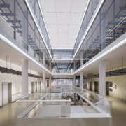 Klinik Donaustadt Rendering Atrium
