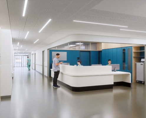 Klinik Donaustadt Rendering Stützpunkt