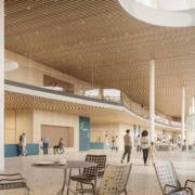 Klinik Hietzing Rendering Eingangshalle