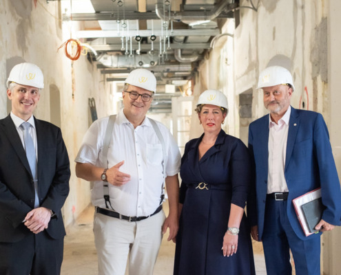 Klinik Hietzing Pressekonferenz Rohbauten