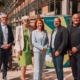 Gruppenfoto bei der Fertigstellung des Rohbaus im Therapiezentrum Ybbs