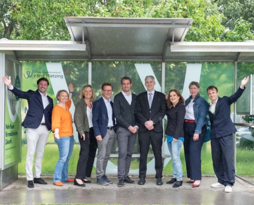 Gruppenfoto zum Start der 2ten Welle der Bau Info Kampagne