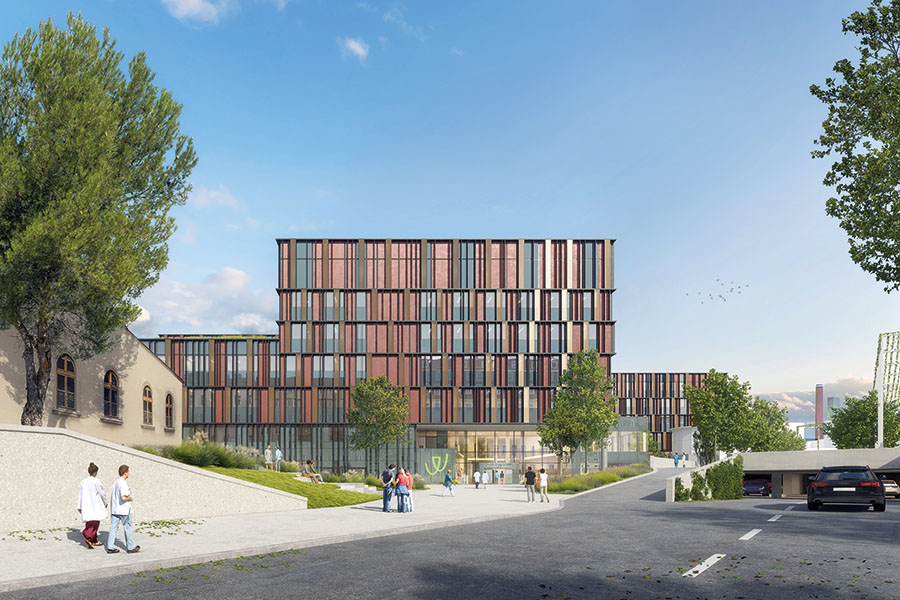 Rendering- der Klinik Favoriten