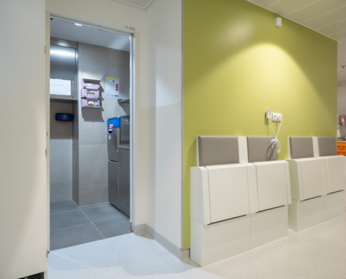 Neu sanierte Station in der Klinik Landstraße