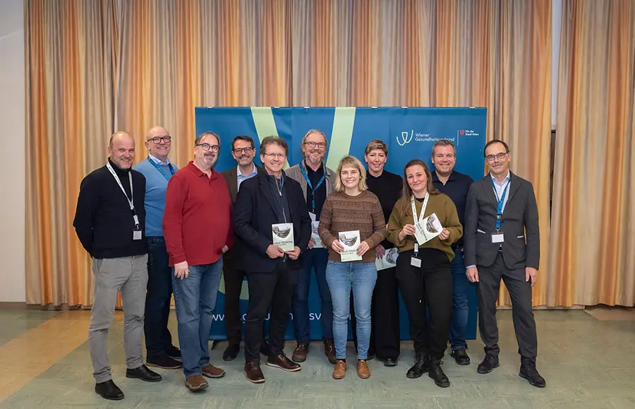 Klinik Ottakring - Infoveranstaltung - Projekt Cafe Spezial Gruppenfoto