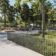 Klinik Ottakring, Grünbereich beim Eingang