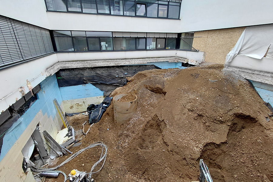 Klinik Favoriten: Neubau Wirtschaftshof