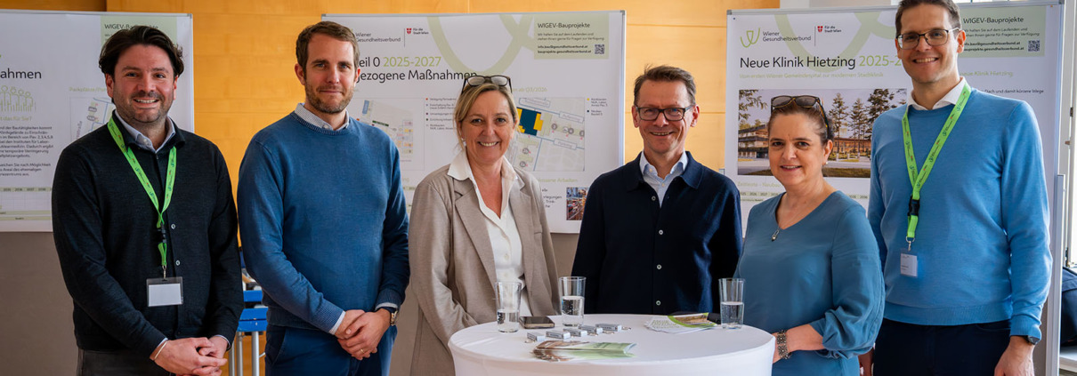 Gruppenfoto - Klinik Hietzing - Projektcafe