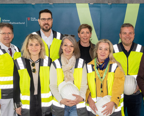 Klinik Ottakring Begehung Gruppenfoto