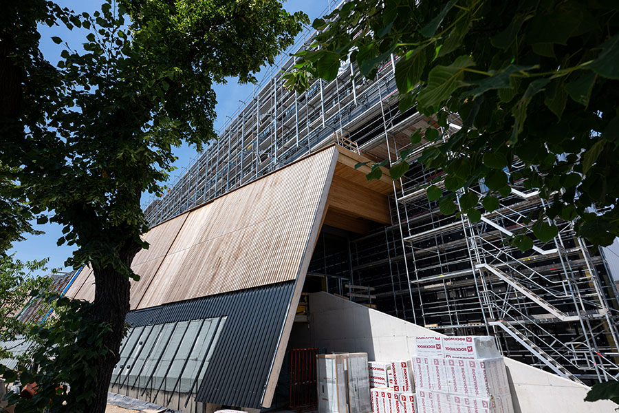 Klinik Ottakring: Rohbau Neubau Verwaltung Klinik Ottakring: Rohbau Neubau Verwaltung