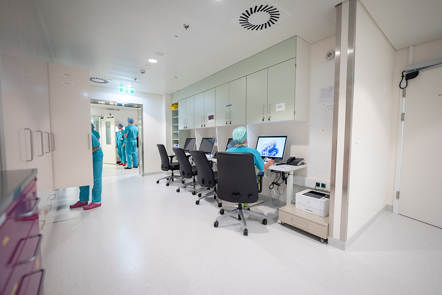 Inbetriebnahme vier neuer OP-Säle in der Klinik Landstraße